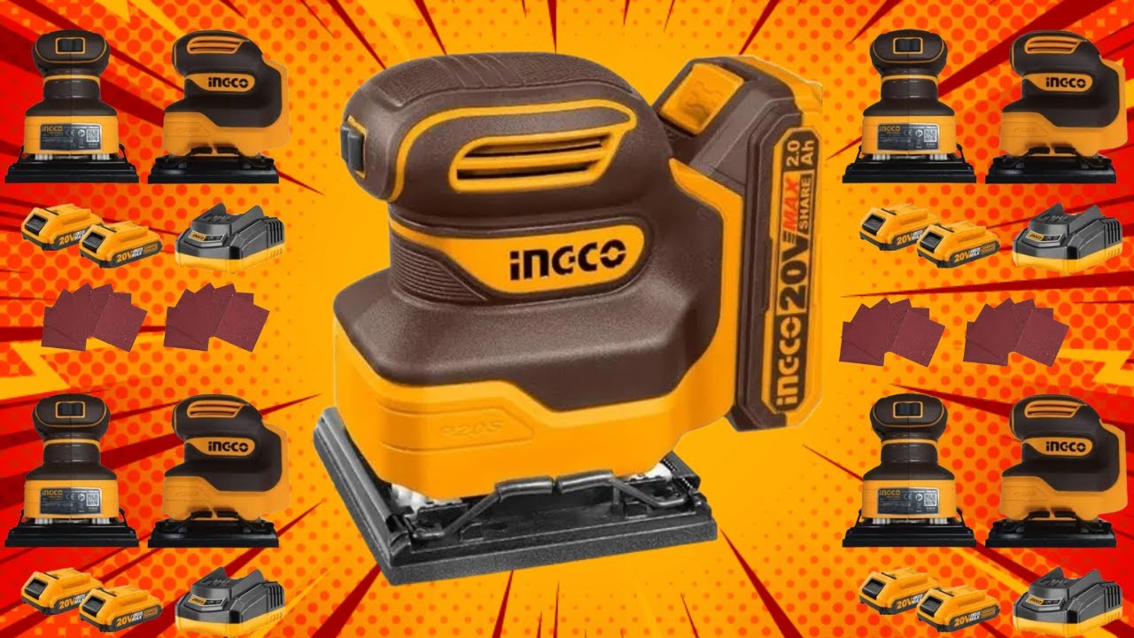 INGCO CSHSLI2014 Sander | Cordless Powerful Sander for Professionals & DIY | tools3m.com
