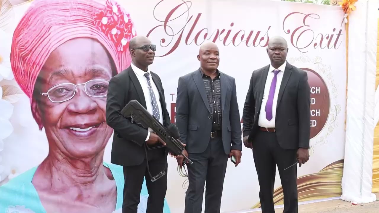 Dr. Emmanuel Iheagwazi gives his mum a befitting and grand final farewell. 