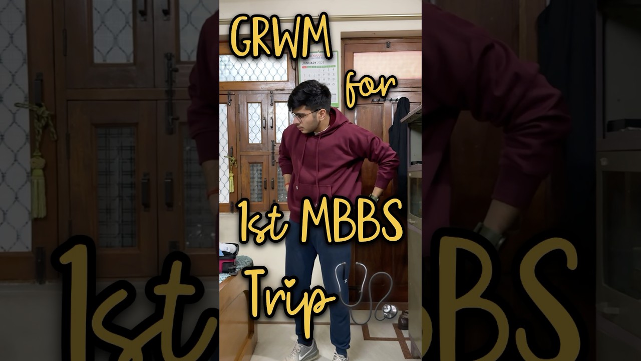 GRWM for my *first* MBBS trip🩺✈️ #neet #mbbs #neet2025 #grwm #travel #motivation #trending