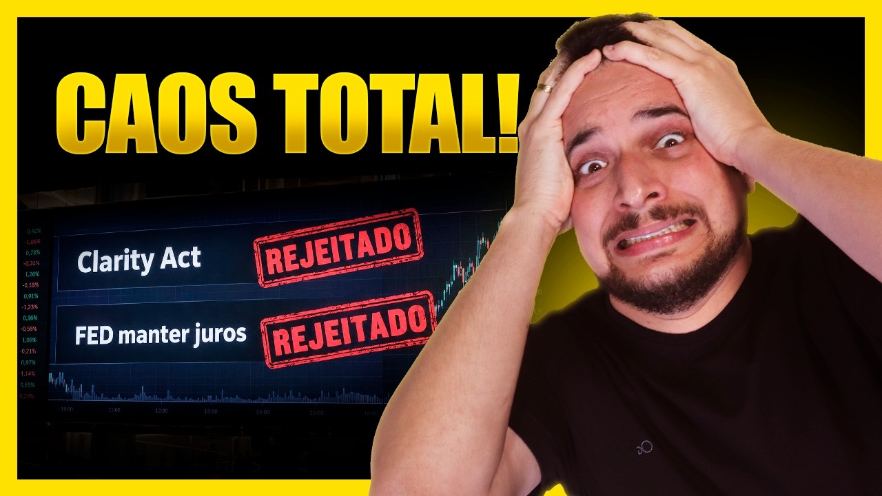 🚨 BITCOIN AFUNDANDO COM NOT&Iacute;CIAS NEGATIVAS!