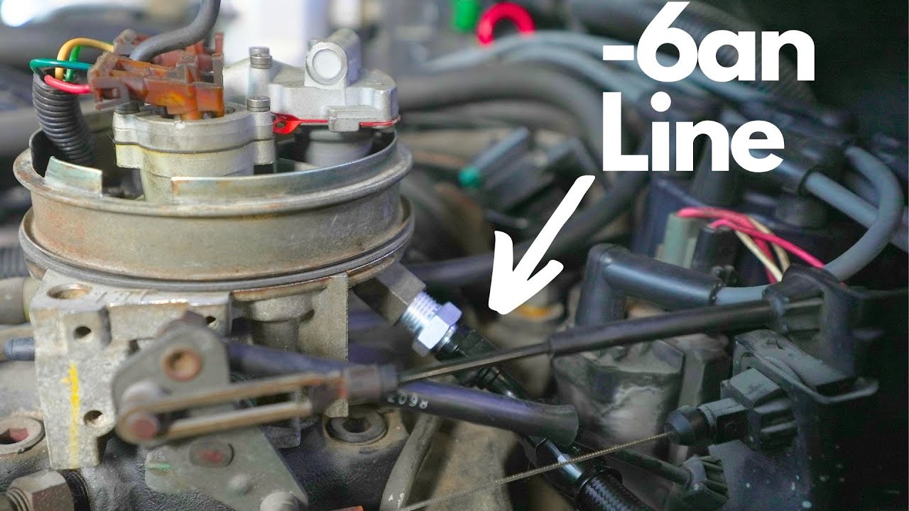 Hooking up 6an fuel line to a 305 TBI | Third Gen Camaro Project Episode 37