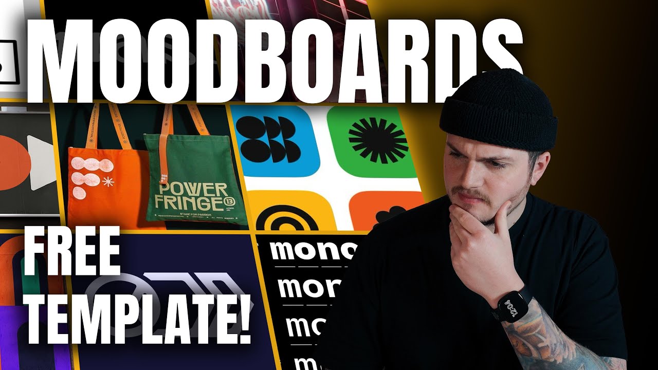 HOW TO create a brand identity moodboard (Template included)