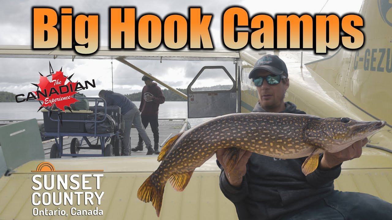 Ловля щуки и судака с дистанции — лагерь Big Hook Camps на Центральном озере!