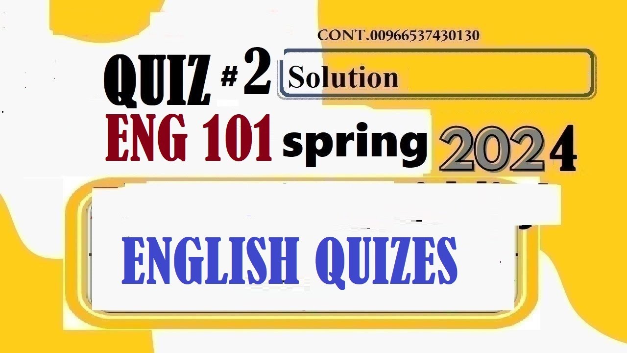 ENG 101 quiz 2 solution spring 2024|ENG101 quiz 2 solution spring 2024