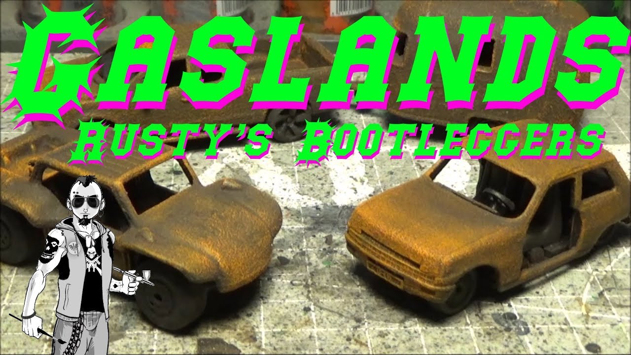 Gaslands: Painting Rusty's Bootleggers (Quick and dirty)