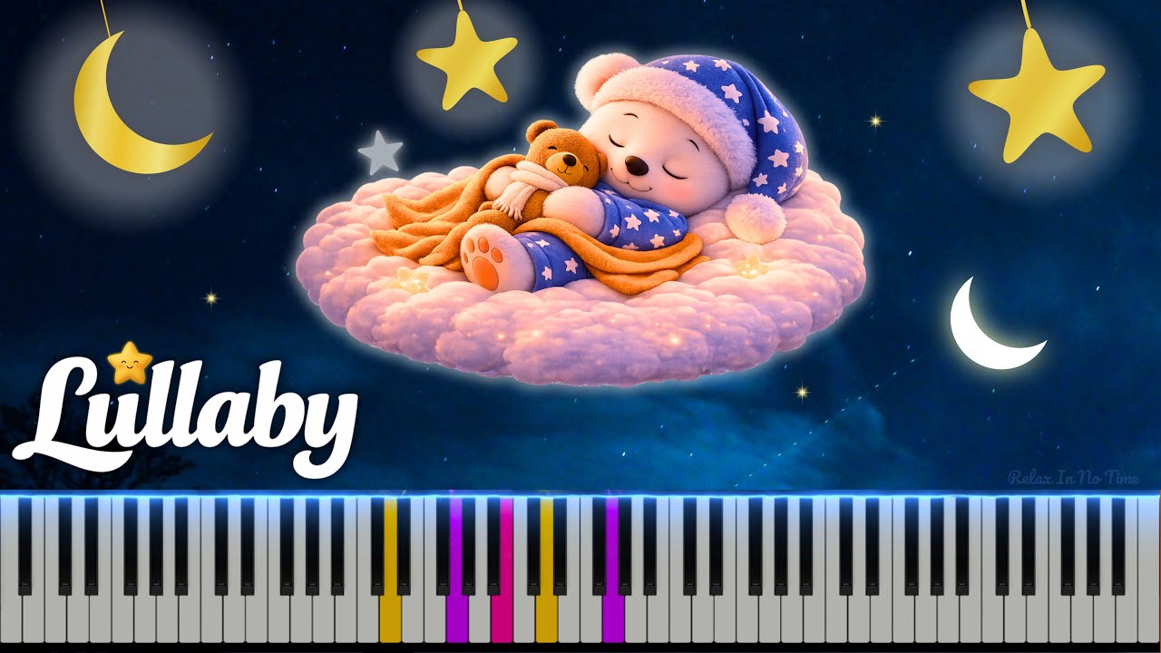 Колыбельные для засыпания малышей 😴 Музыка для сна младенцев 💖 Нежное пианино и дождь