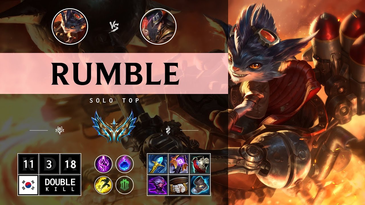 Rumble Top vs Twisted Fate - KR Challenger Patch 14.13
