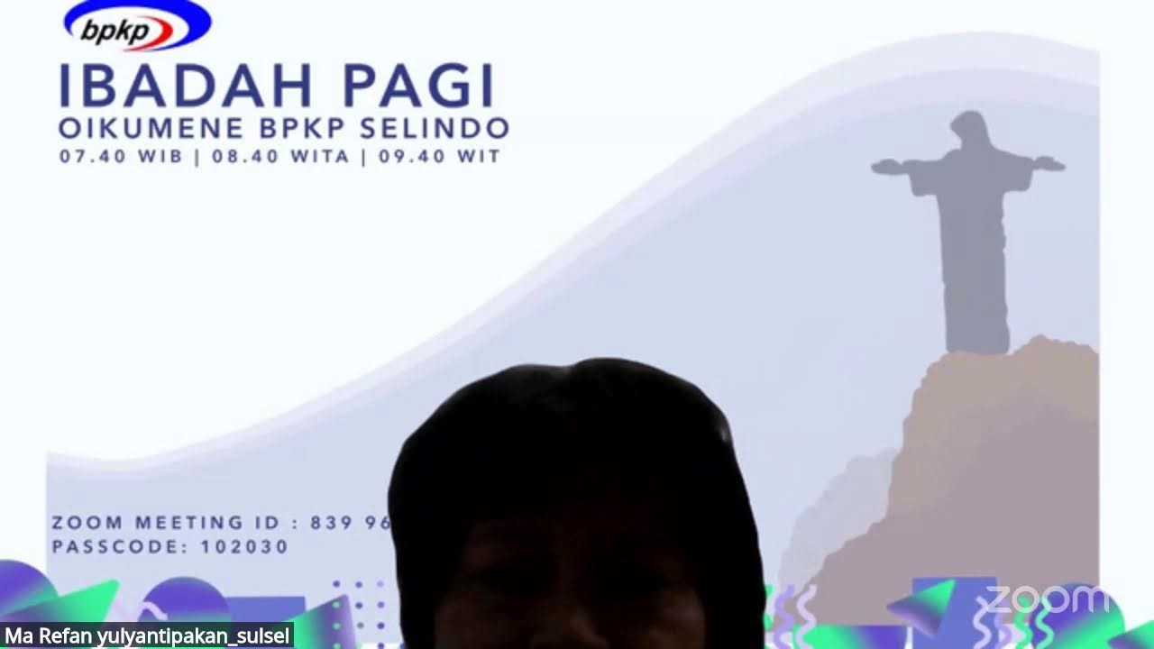 Ibadah Pagi Oikumene Nasional Bu Pdp Genoveva W