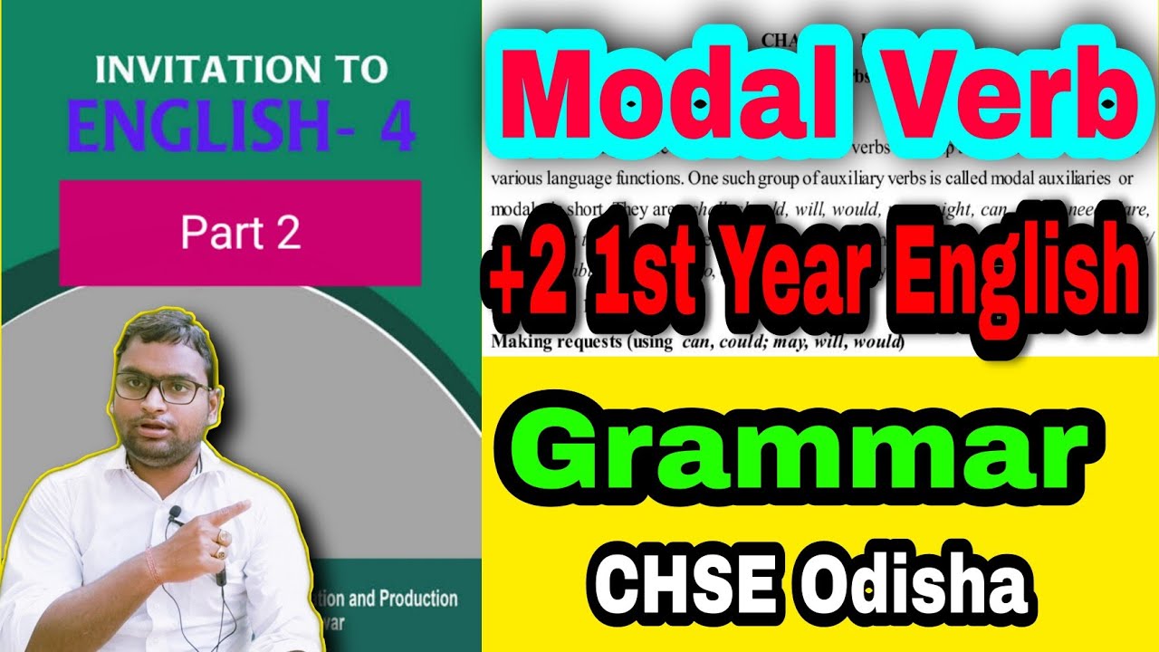 Modal Verbs Part 2 | +2 1st Year English Grammar | Invitation To English 4 | Question Answer
