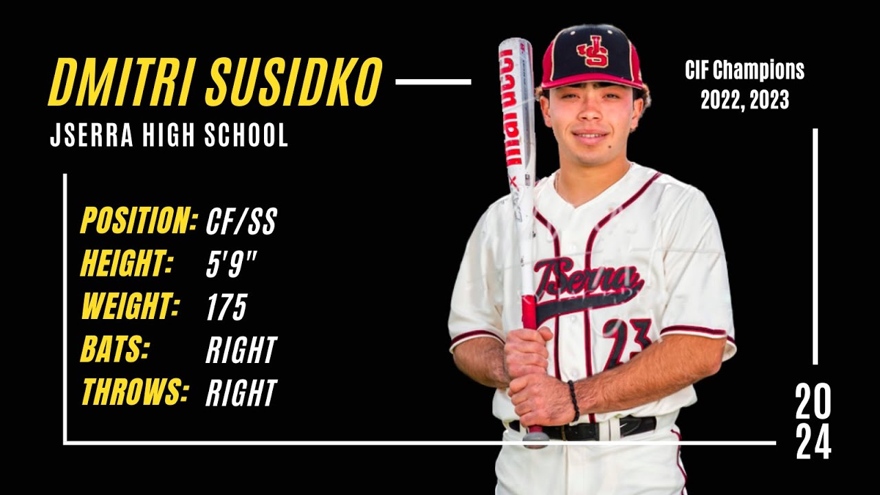 Dmitri Susidko - JSerra Baseball Recruiting Video