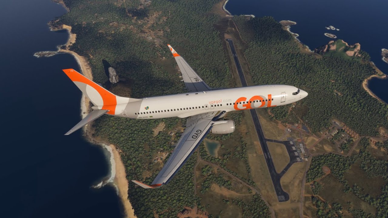 PMDG GOL Boeing 737-8EH Fernando de Noronha - Aeroporto Internacional Guararapes-Gilberto Freyre