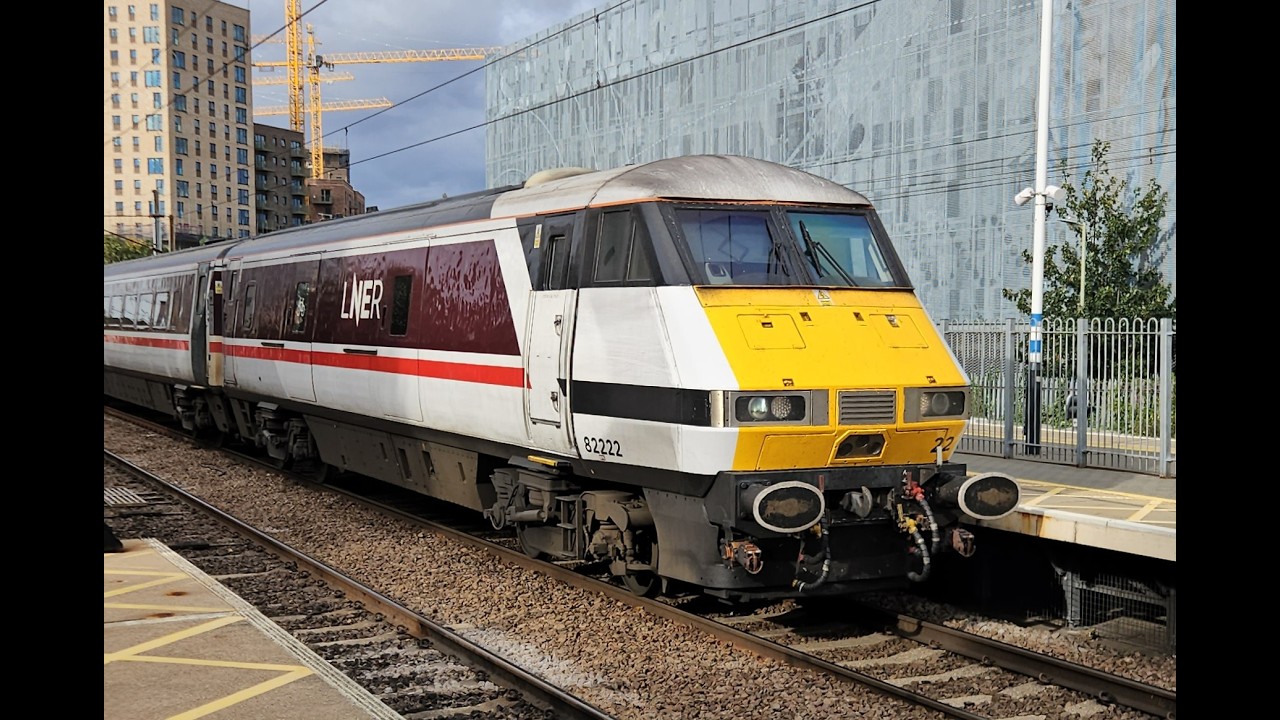 Trains at Stevenage and Hatfield