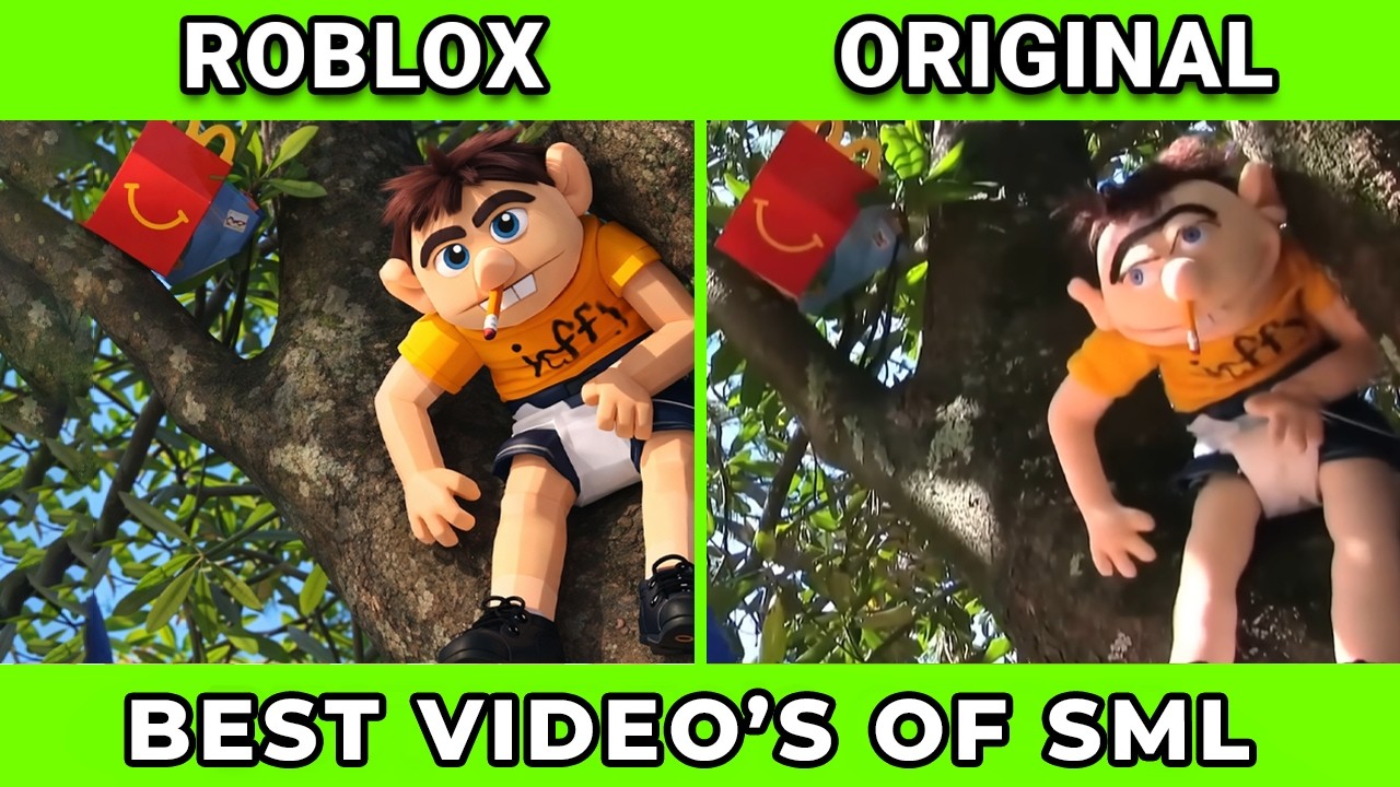 SML Movie vs SML ROBLOX: BEST SML VIDEOS ! Side by Side