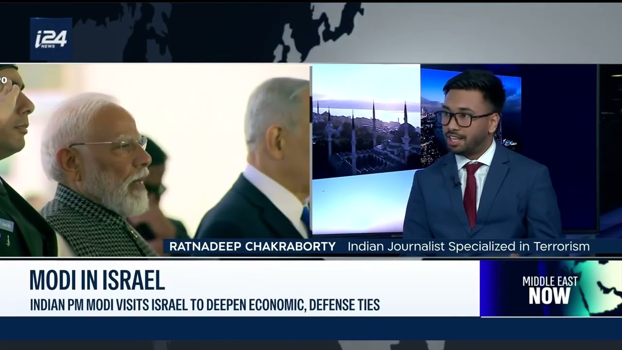 Primeiro-ministro da Índia, Modi, visita Israel para fortalecer laços econômicos e de defesa