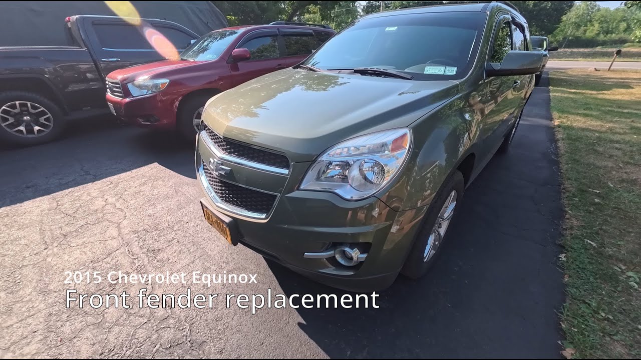 Установка переднего крыла Chevy Equinox 2015 года — Super Edit