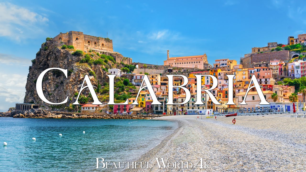 Calabria 4K – Secluded Villages and Wild Cliffs on Italy’s Southern Edge – Piano Music