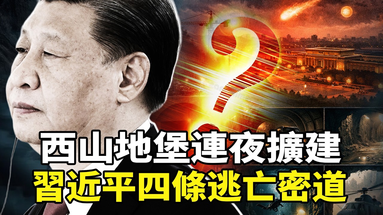 習近平人去哪了？新華社最後三張圖洩天機！兩會前夜連環異象，北京西山地堡日夜趕工！習近平已在為最壞結局做準備？揭秘習近平四條逃亡密道。