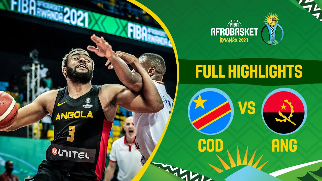 Congo DR - Angola | Game Highlights - FIBA AfroBasket 2021