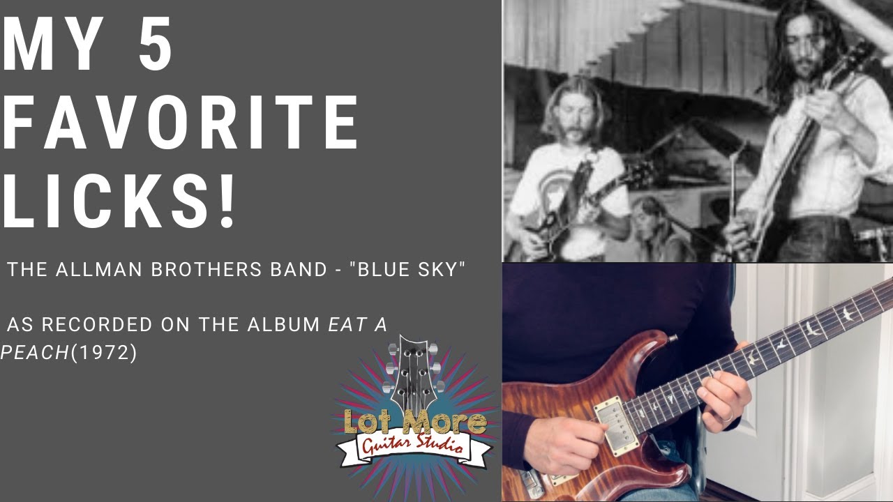 My 5 Favorite Licks Guitar Lesson | The Allman Brothers Band - 