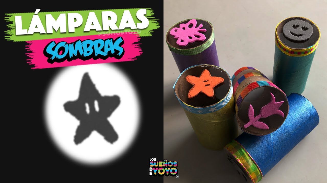 Lámparas o linternas para show de sombras DIY (Hechas con material reciclado)