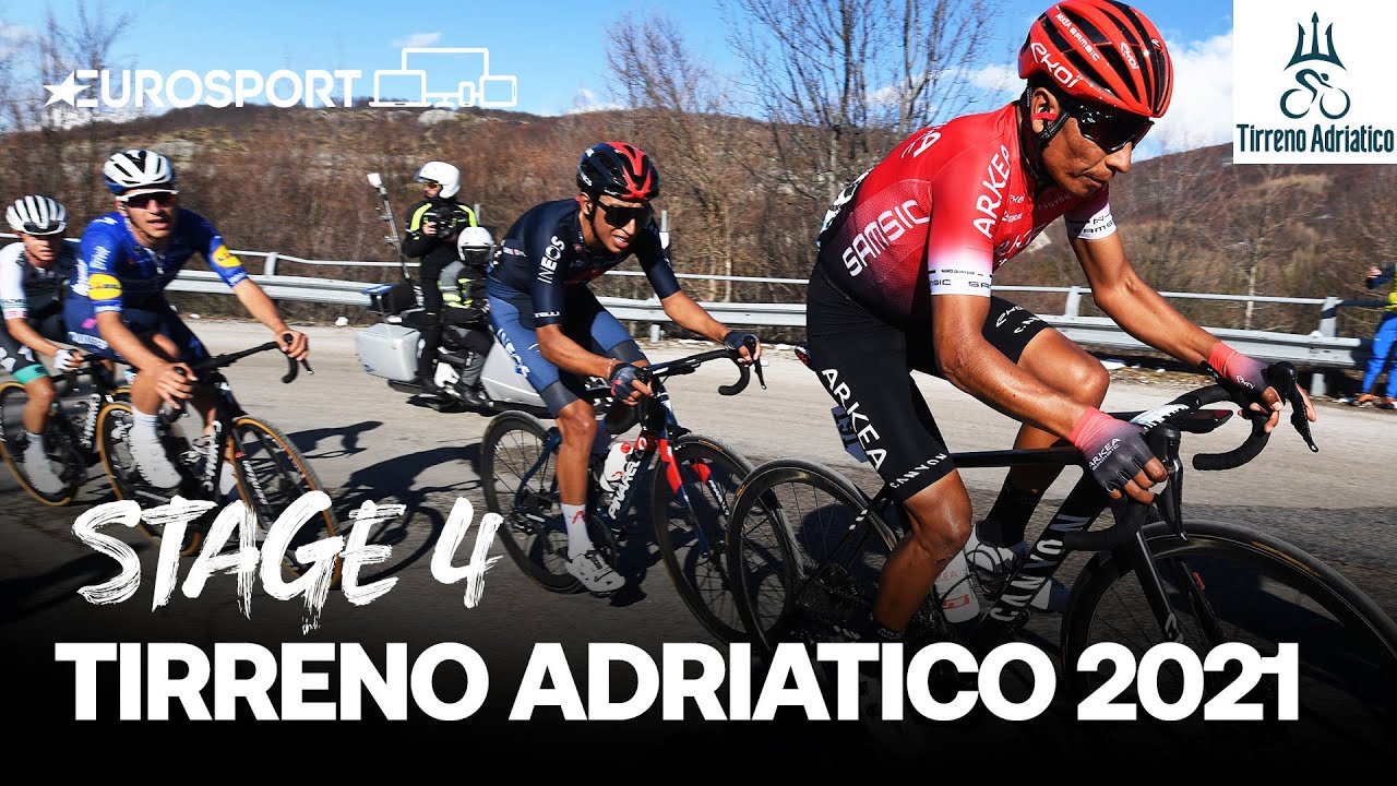 Tirreno–Adriatico 2021 - Stage 4 Highlights | Cycling | Eurosport