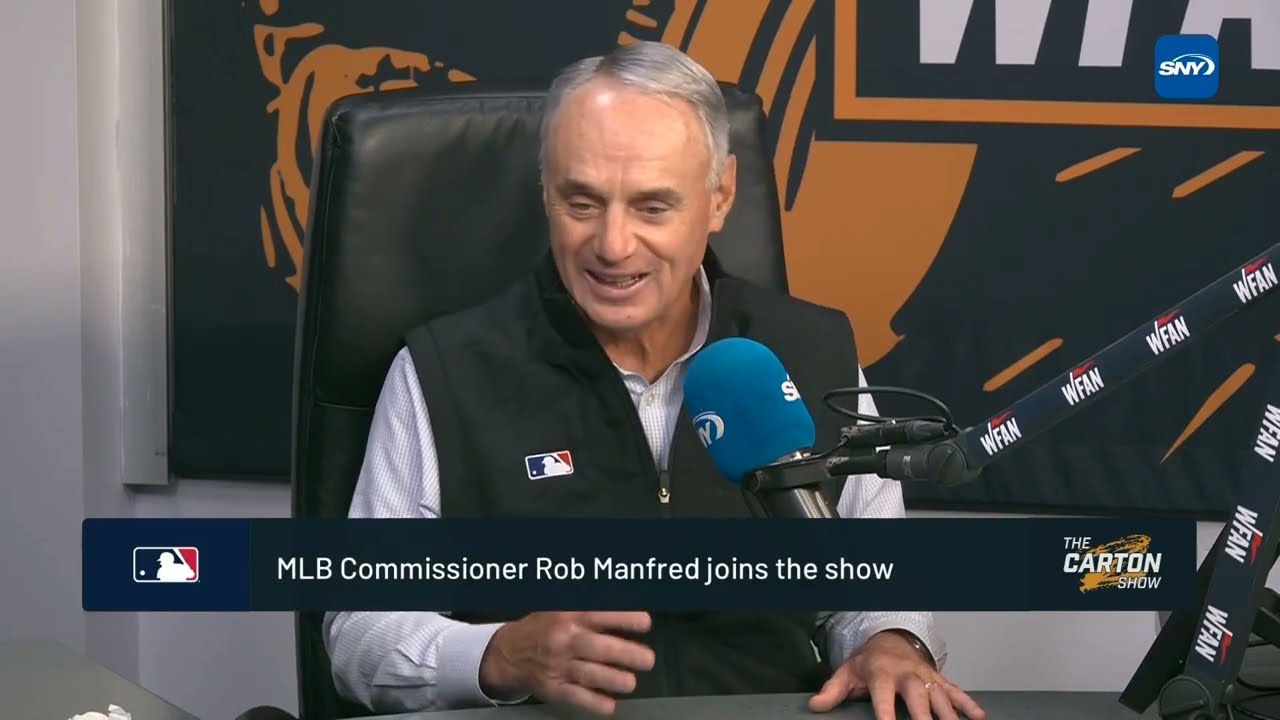 WFAN The Carton Show: MLB Commissioner Rob Manfred on lockout, expansion/realignment, & his future