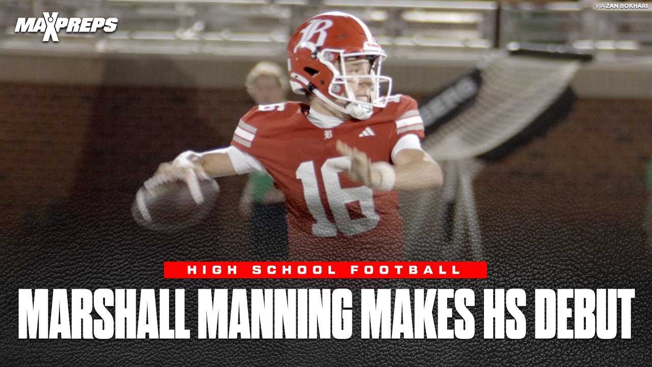 Marshall Manning Makes High School Football Debut 🏈