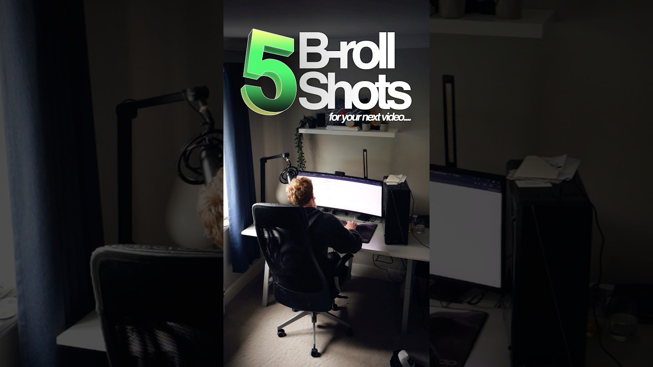 5 broll shots you need to be using #contentmarketing #contentcreation