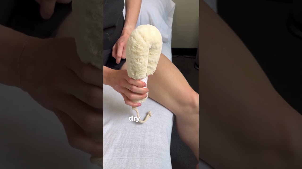 Manual Lymphatic Drainage (MLD) at home 🏠 #lymphaticmassage #lymphaticdrainagemassage