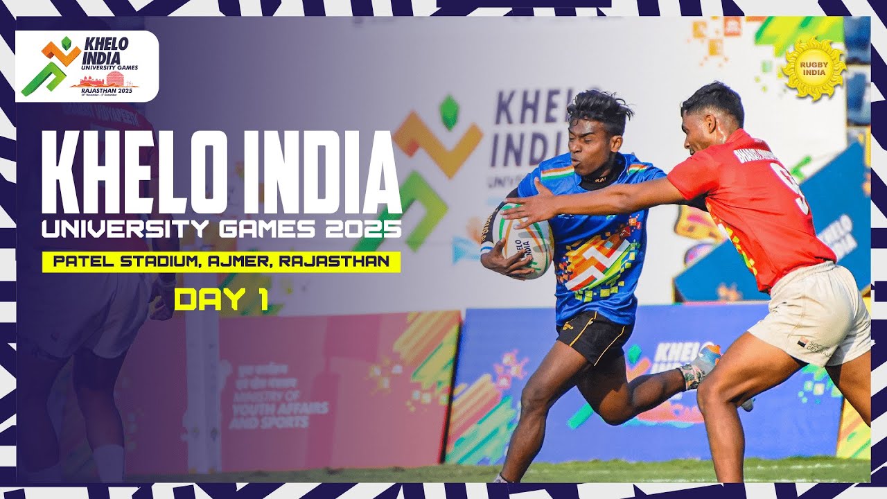 Rugby Day 1 - Khelo India University Games 2025 | Watch live action from Ajmer, Rajasthan