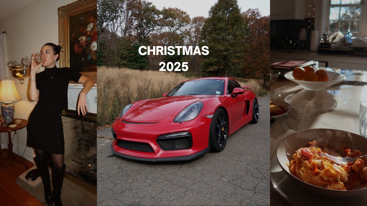 Моя первая поездка на Porsche GT4 🚗 | Рождественский видеоблог 2025 года, итальянское Рождество и...