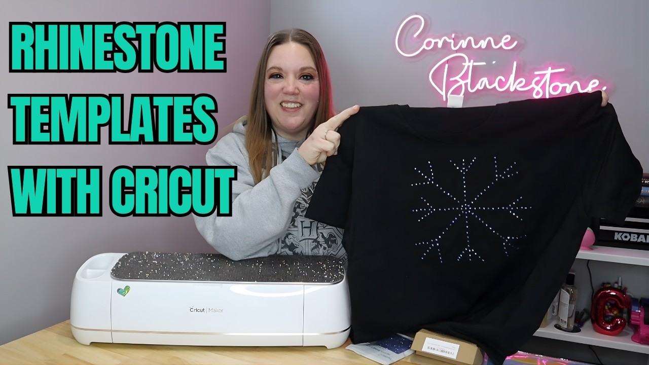 Создавайте трафареты для страз с помощью Cricut Design Space.