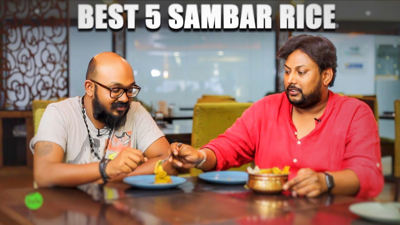 BEST 5 SAMBAR RICES IN HYDERABAD | AMAZING INDIAN FOOD