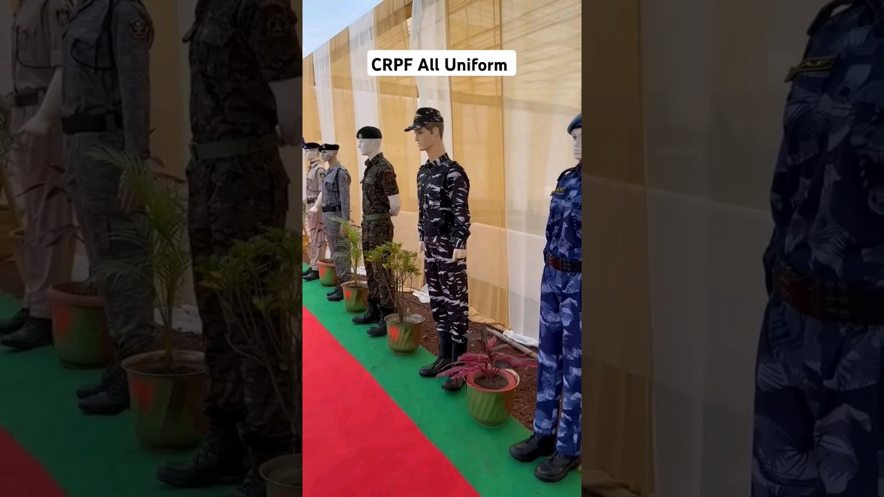 CRPF All Uniform  || By the FojFit #crpf  #crpfstatus  #hcm  #capfhcm