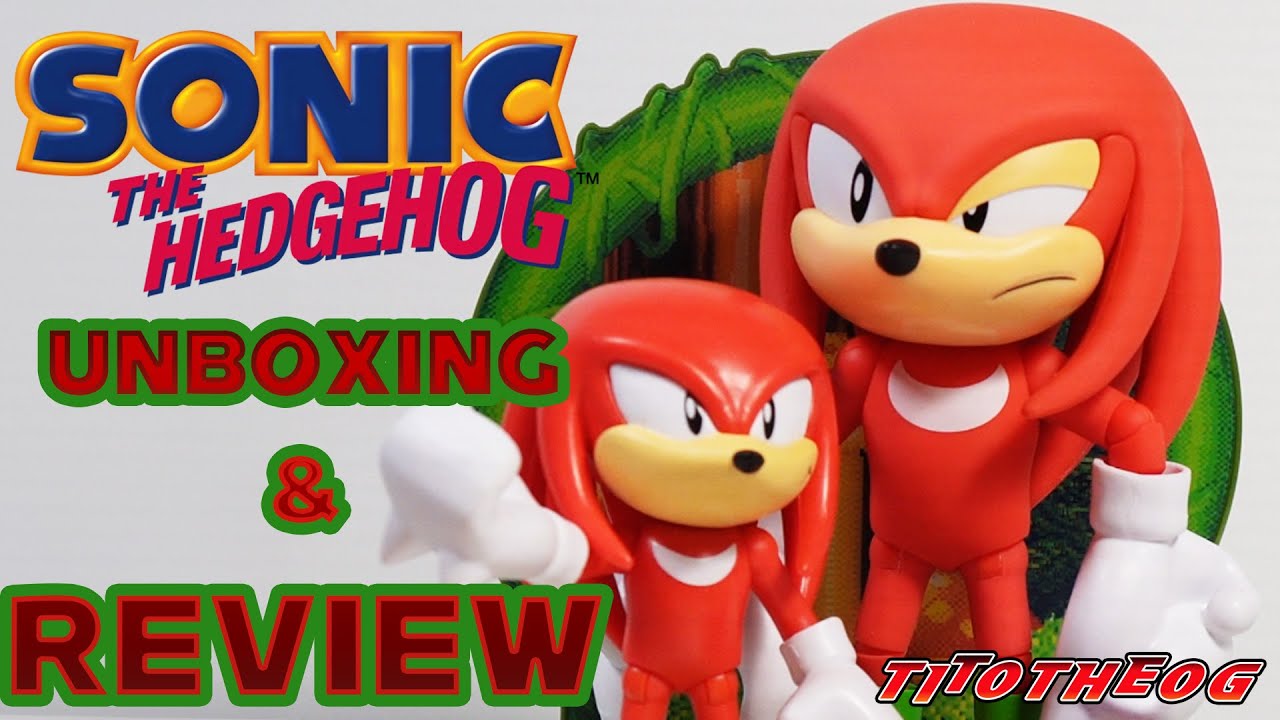 Распаковка и обзор коллекционного издания фигурок Jakks Knuckles и 4 дюйма!!!