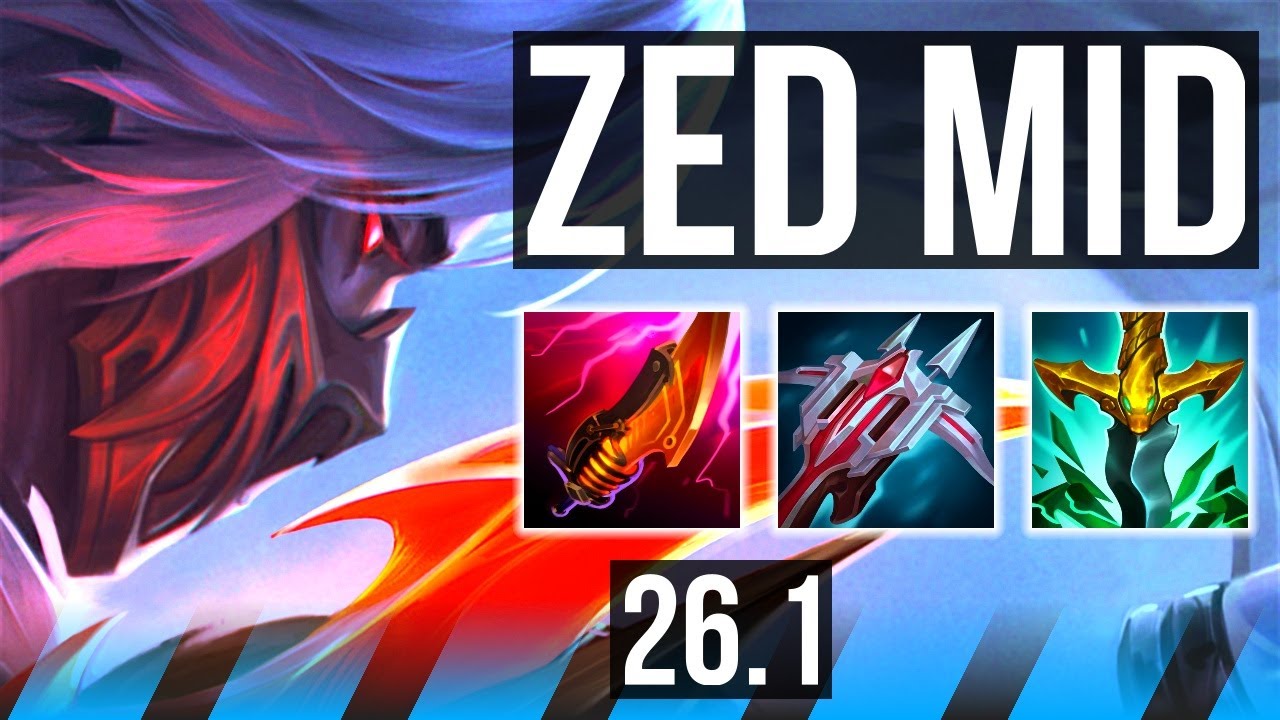 ZED vs YONE (MID) | 78K damage | EUW Challenger | 26.1