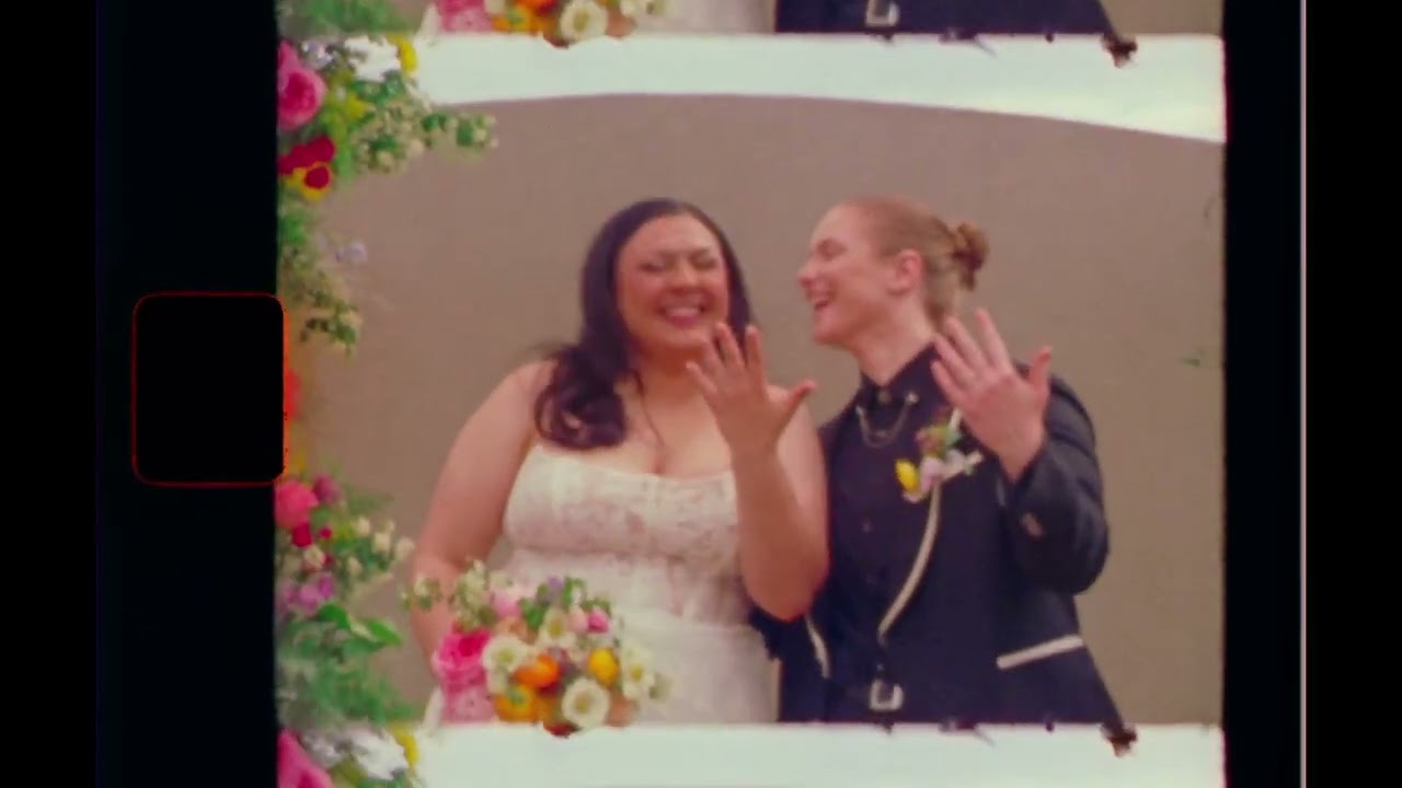 Ri + Izzy's Wedding on Super 8 Film