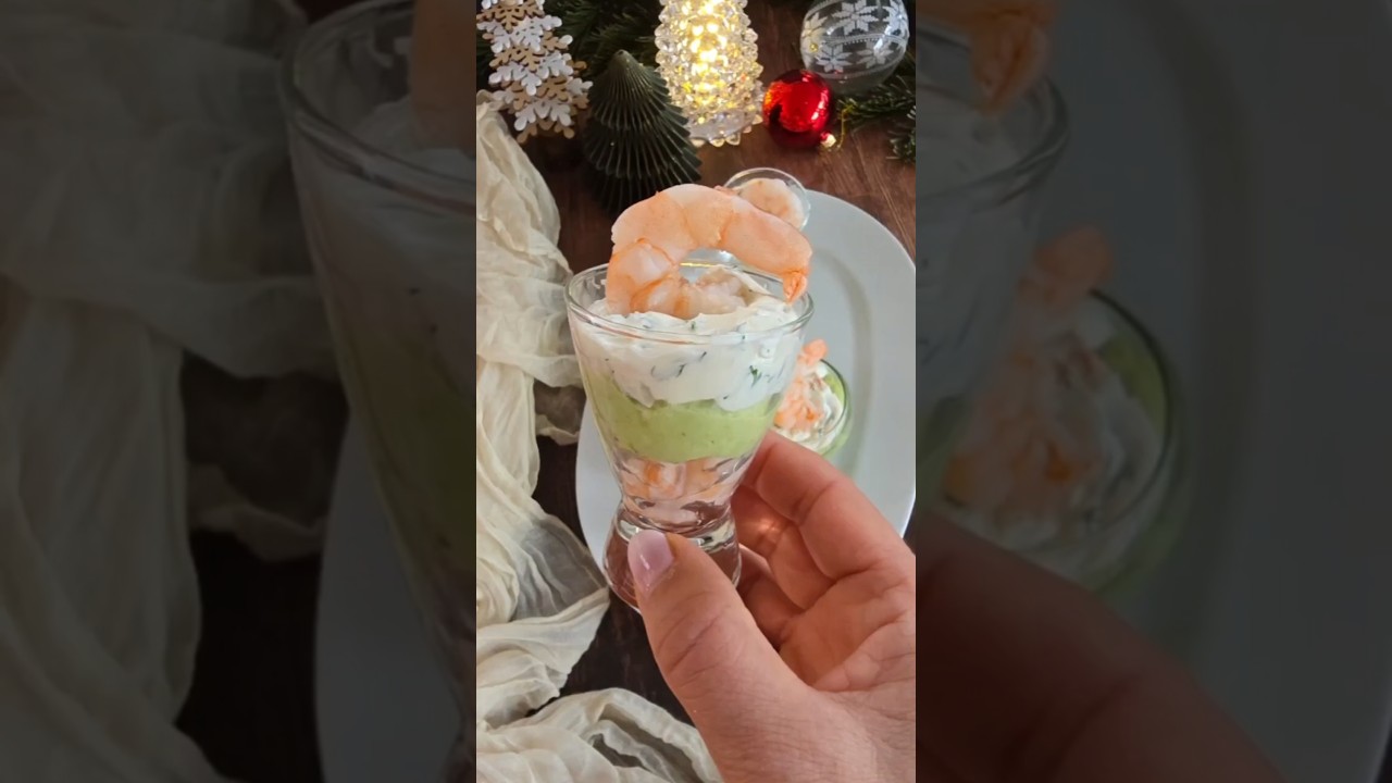 Verrines avocat crevettes