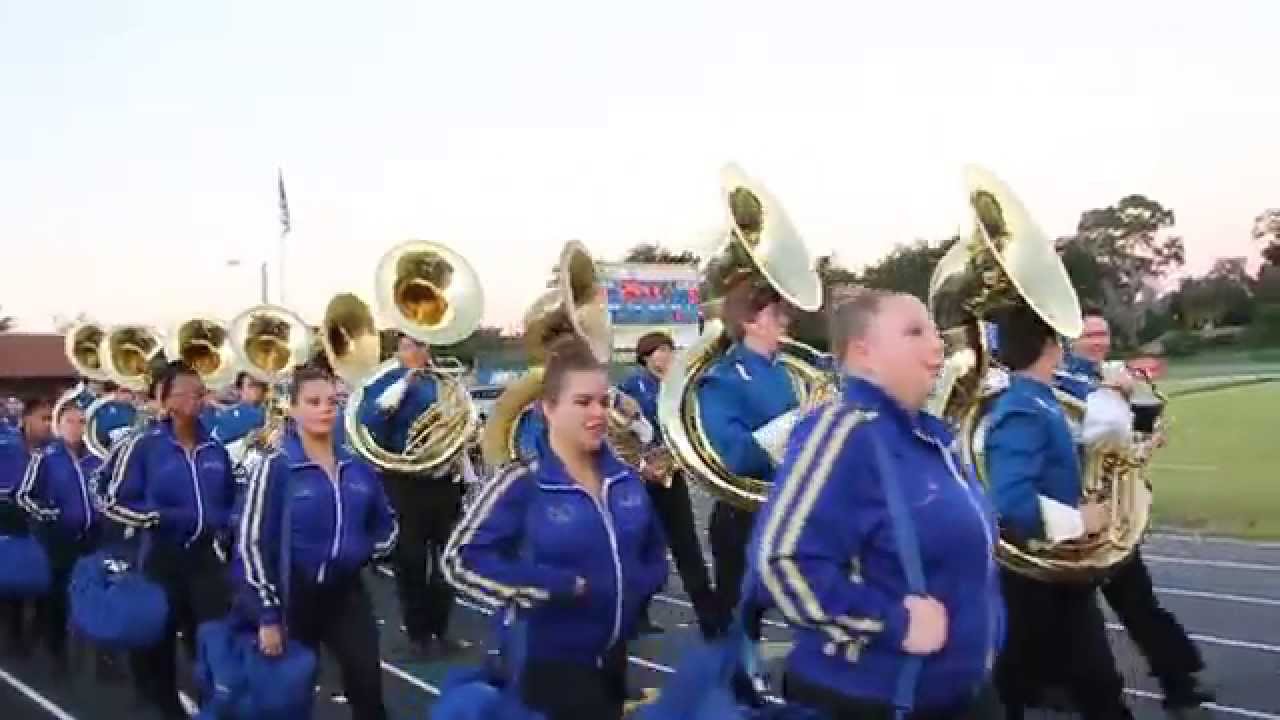 Lyman High School Marching Band Drumline Cadence - Oct. 17, 2014