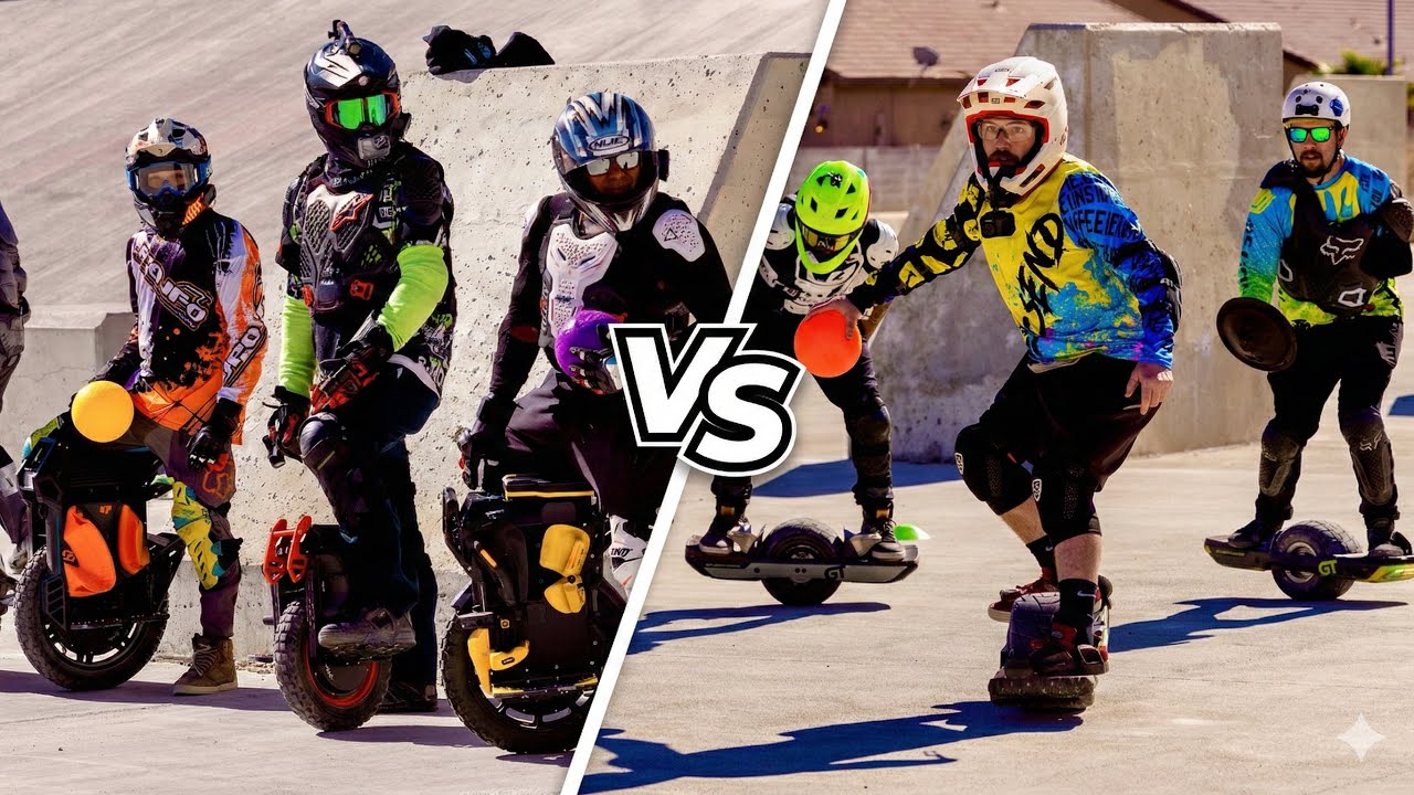 Onewheel VS EUC: h2h Racing + Fun Games