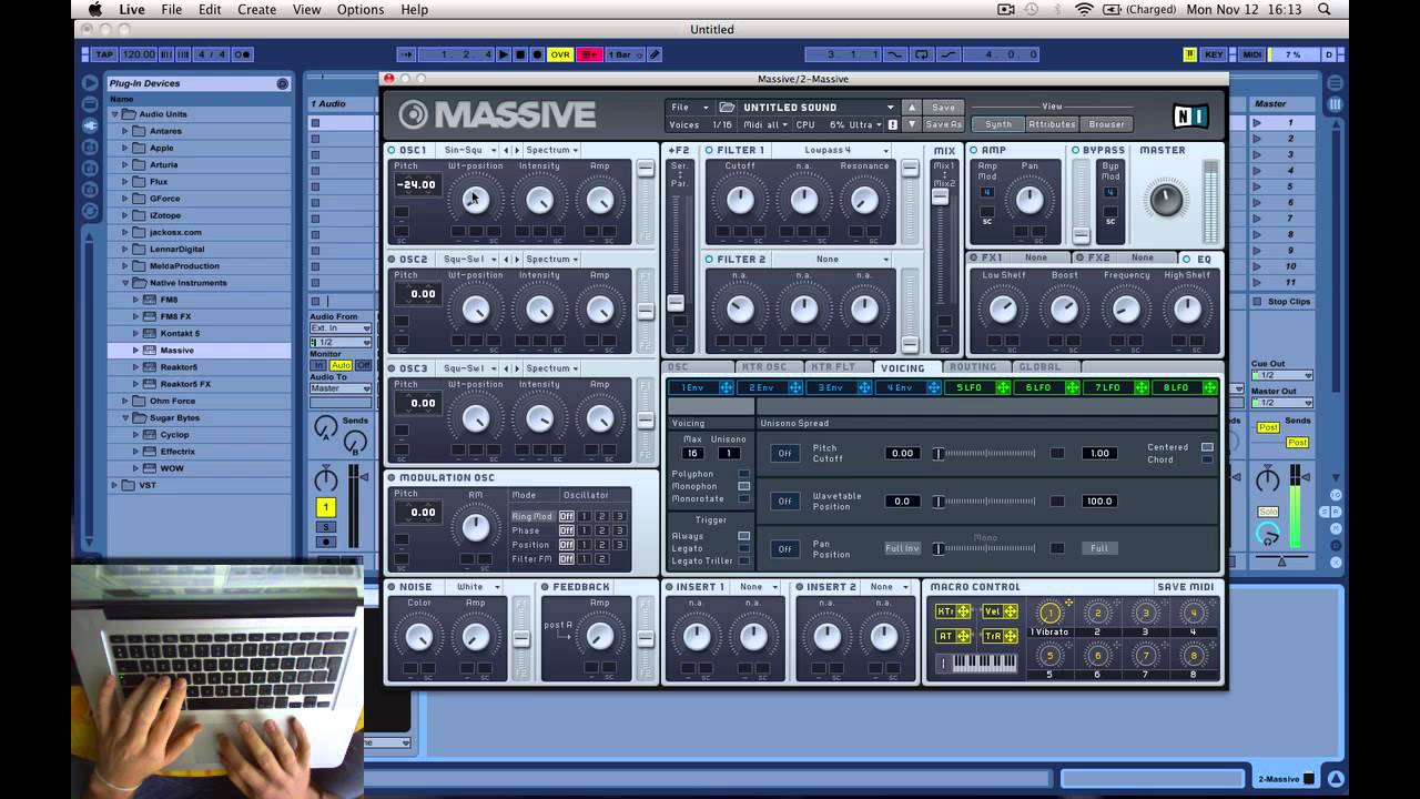 Tutoriel Rapide - céer un Sub ou sub bass avec Massive plus tips