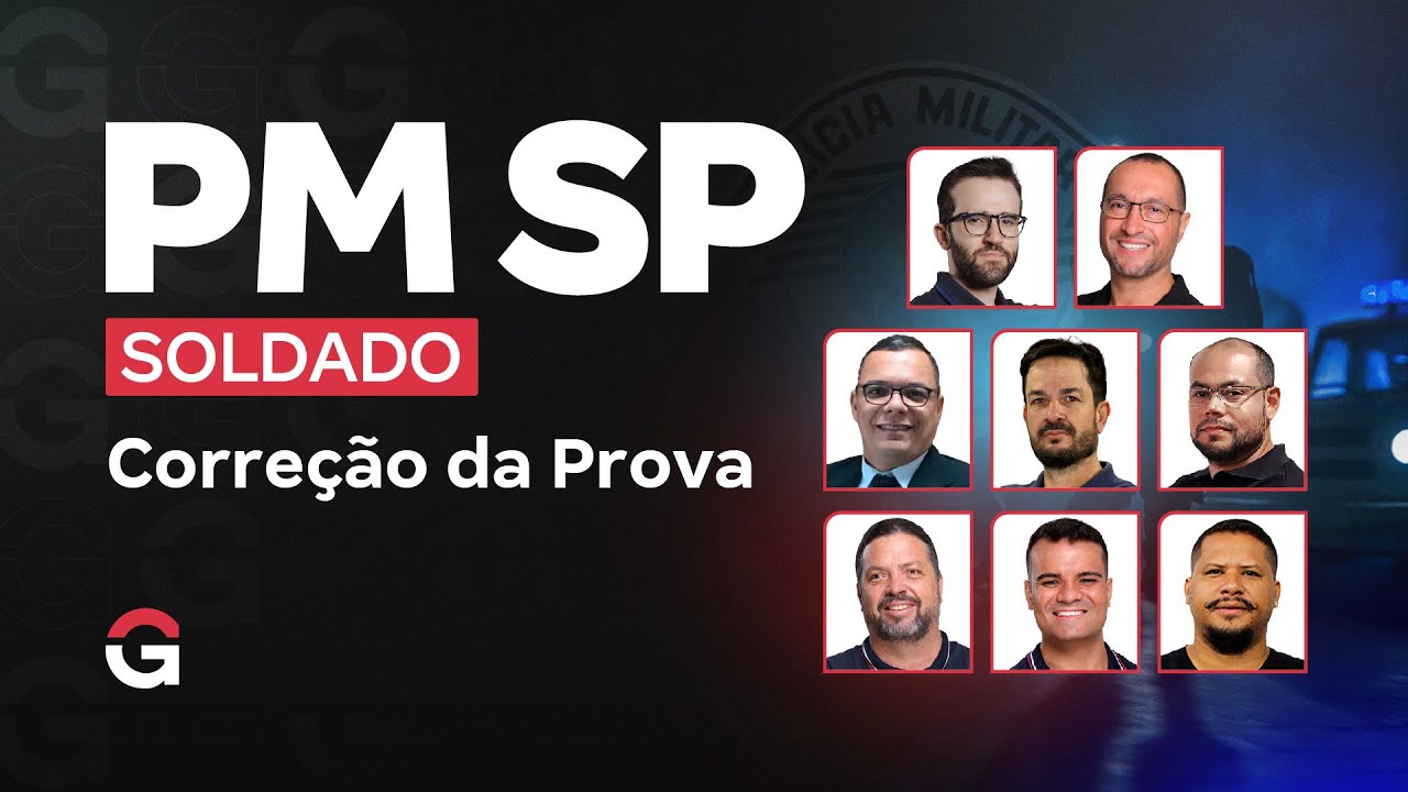 Concurso PM SP Soldado: Corre&ccedil;&atilde;o da Prova