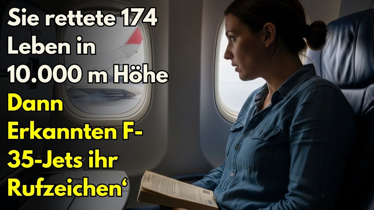 Sie rettete 174 Leben in 10.000 m Höhe – dann erkannten F-35-Jets ihr Rufzeichen