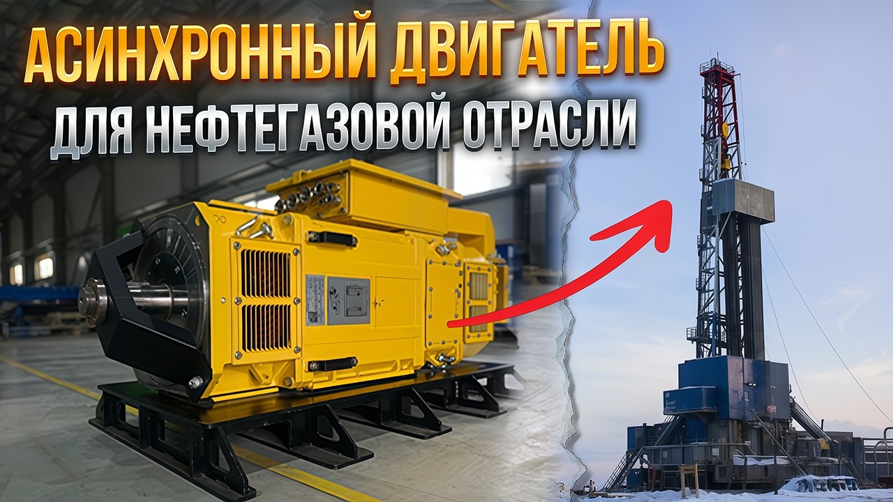 Асинхронные двигатели для нефтегазовой отрасли: работает там, где другие не выдерживают