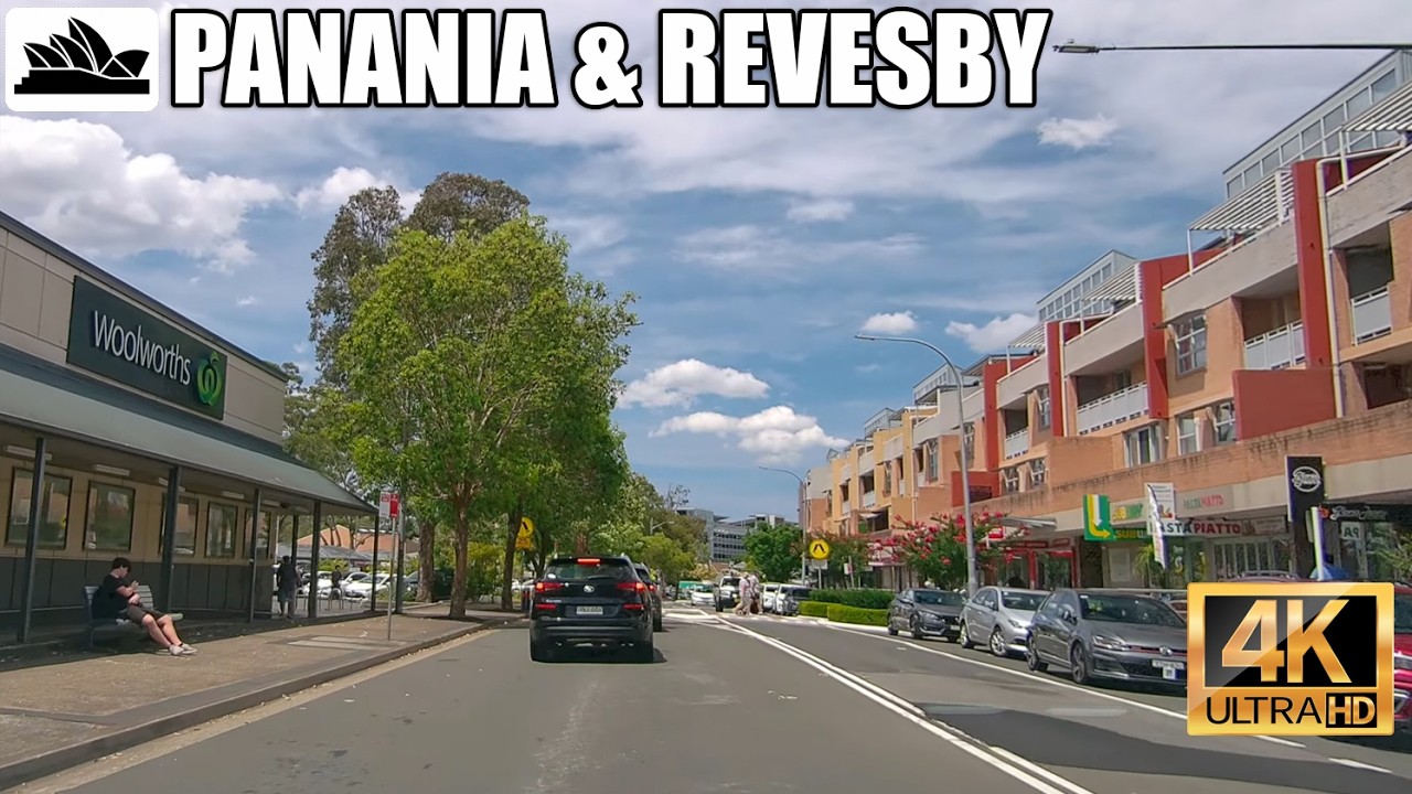 4K Sydney drive: Panania and Revesby