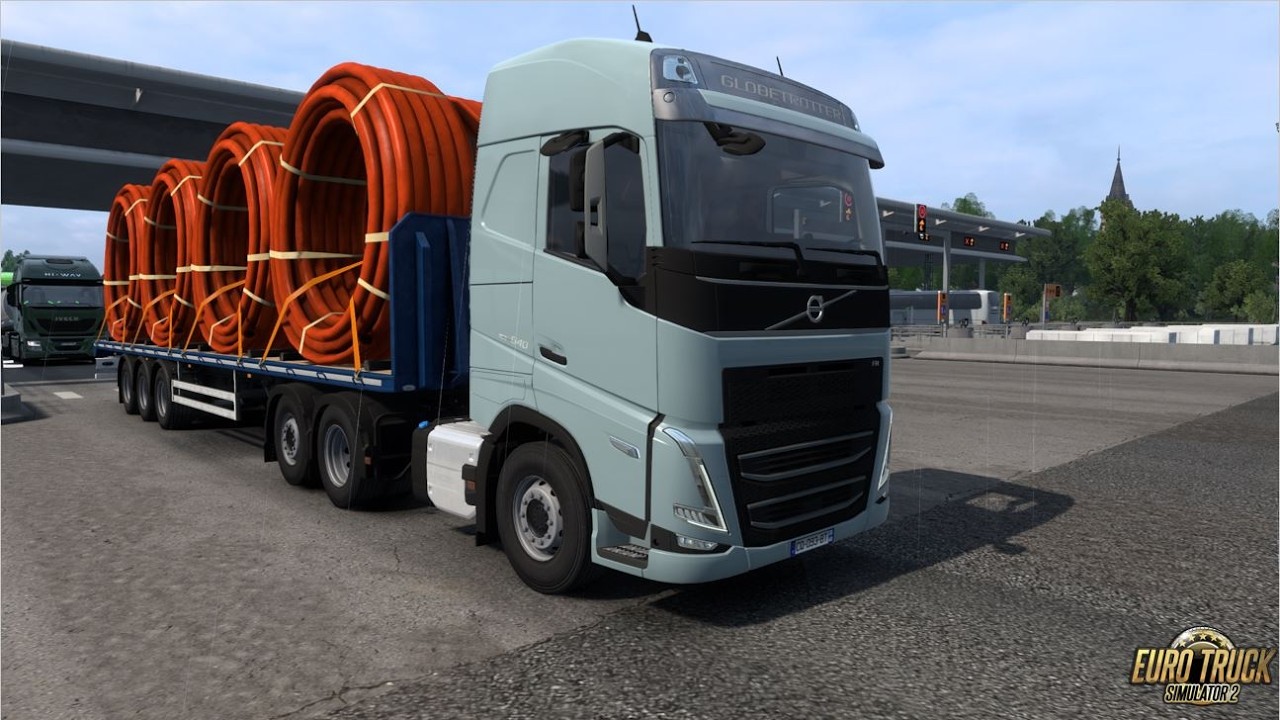 ETS2, VOLVO Truck, Plastic Pipes Delivery, Euro Truck simulator 2, Realistic Truck Driving #ets2