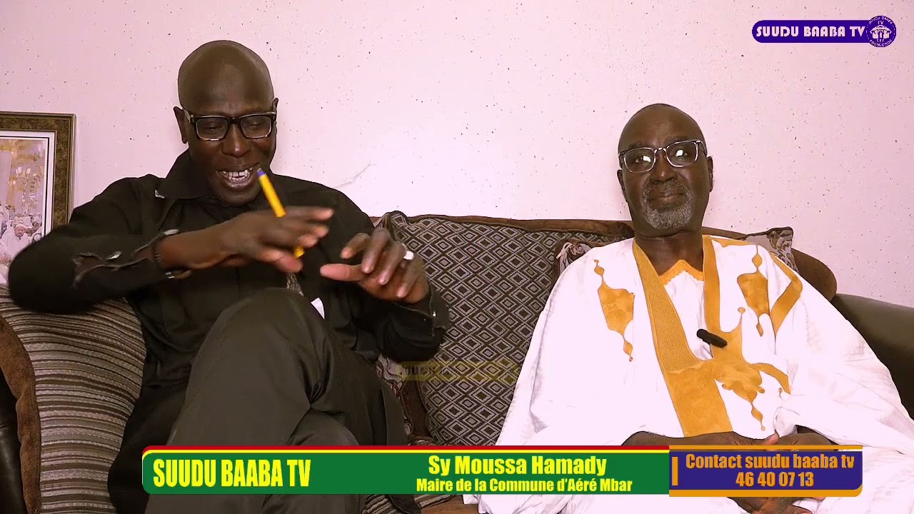 Suudu baaba tv:reçoit Mr.le Maire de la Commune d'Aéré Mbara Sy Moussa Hamady