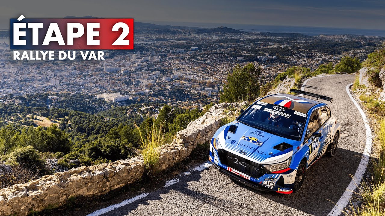 🎥 Les plus belles images de la deuxième étape au Rallye du Var !