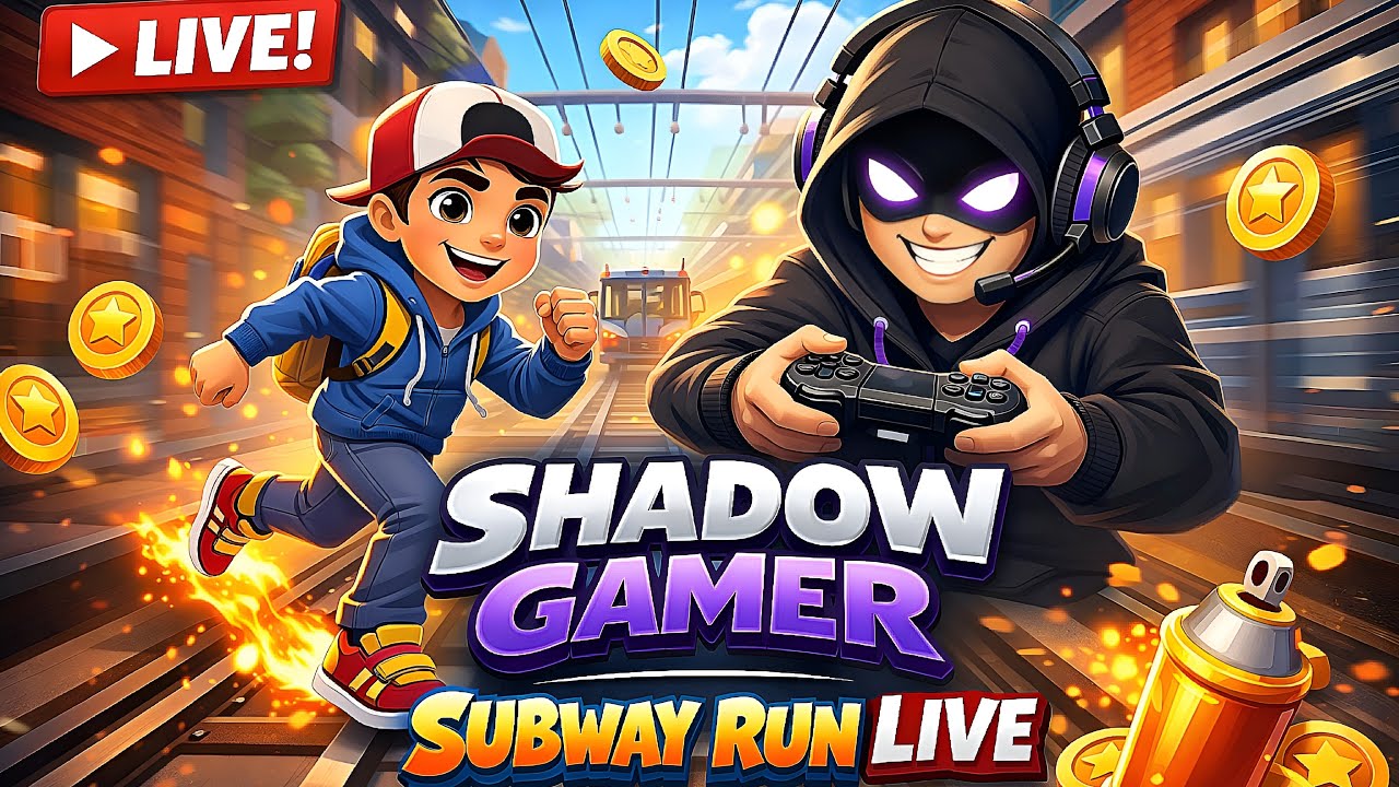 @Shadow_Gamer_02 is live! world Record Break 🤯😱 subway surfer livestream😎#shrots#live#subwaysufer