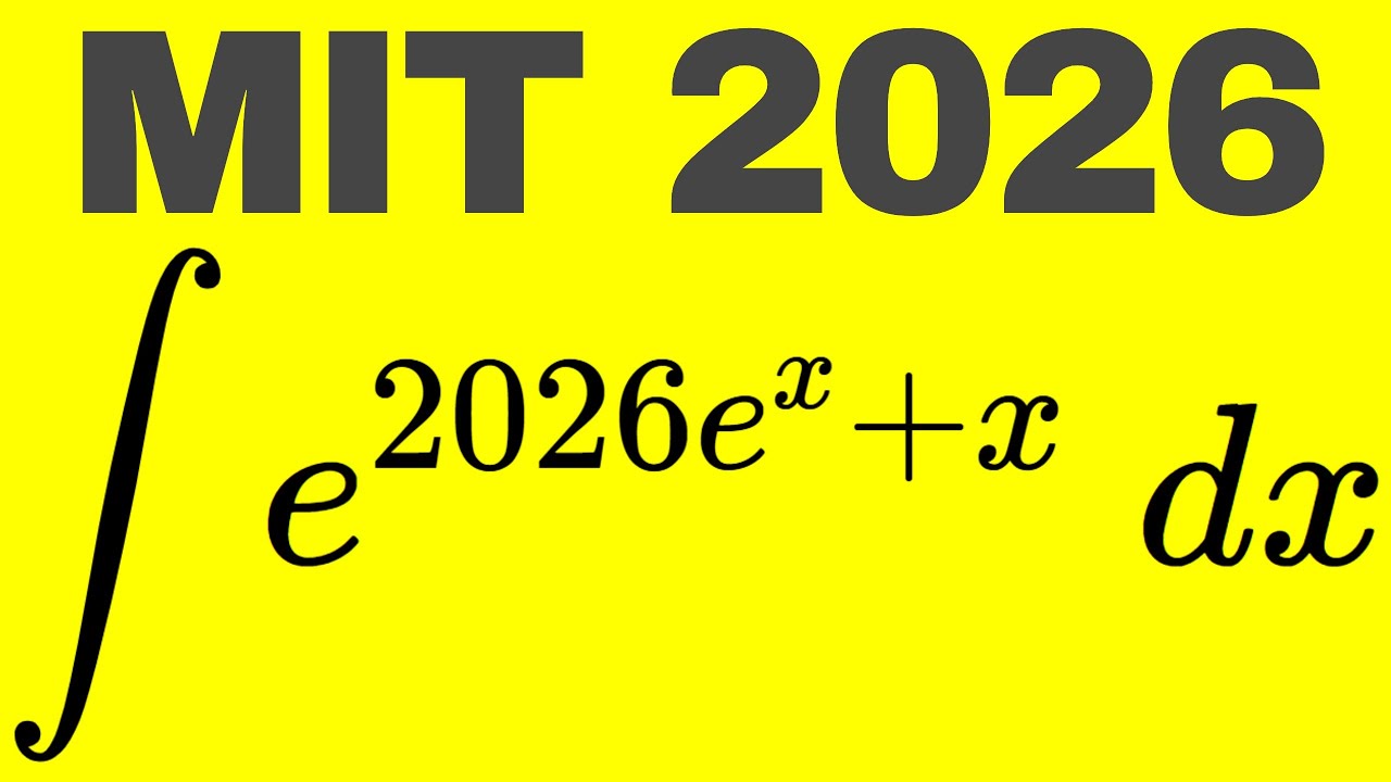 The easiest integral on MIT 2026